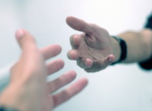 Reaching Hands