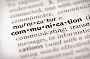 Communication Dictionary Definition