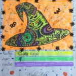 Witch's Hat Colouring Competition Entry - Winner Ashley Knight 9-10 age bracket